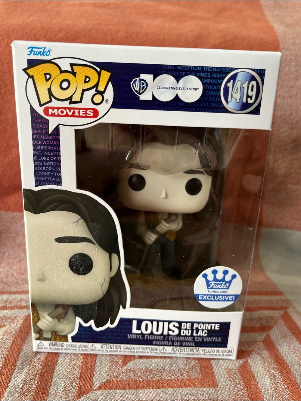 Exclusive! Funko Pop! Louis de Pointe du Lac - Black & White Vinyl Figure